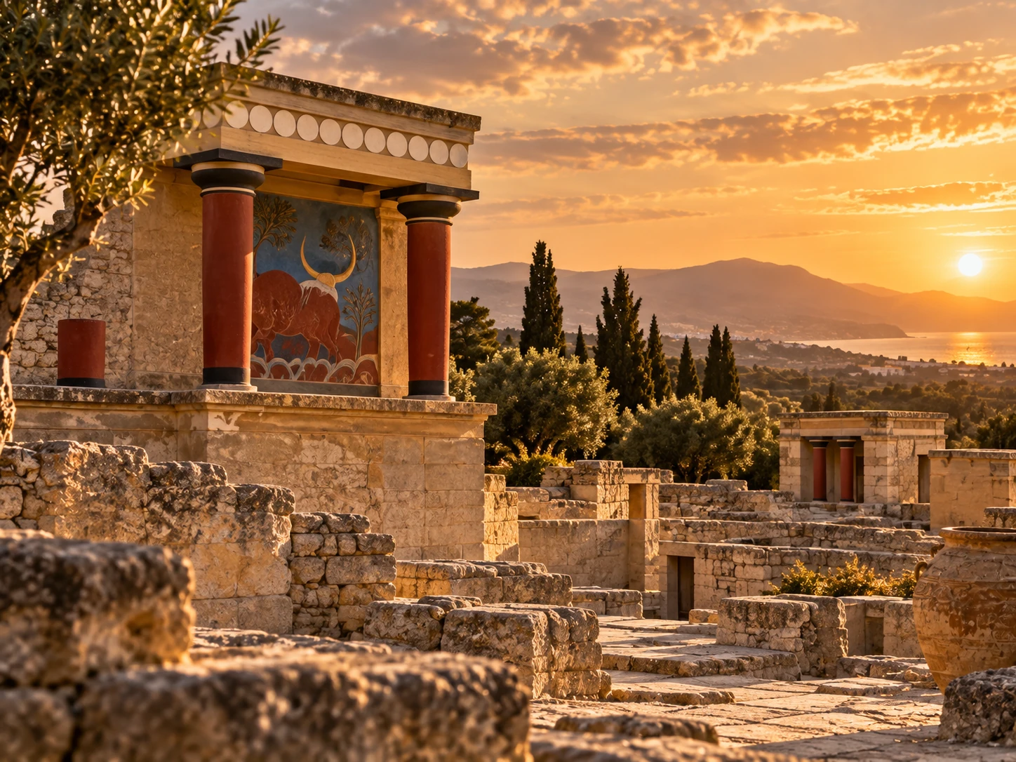 Palace of Knossos in Crete