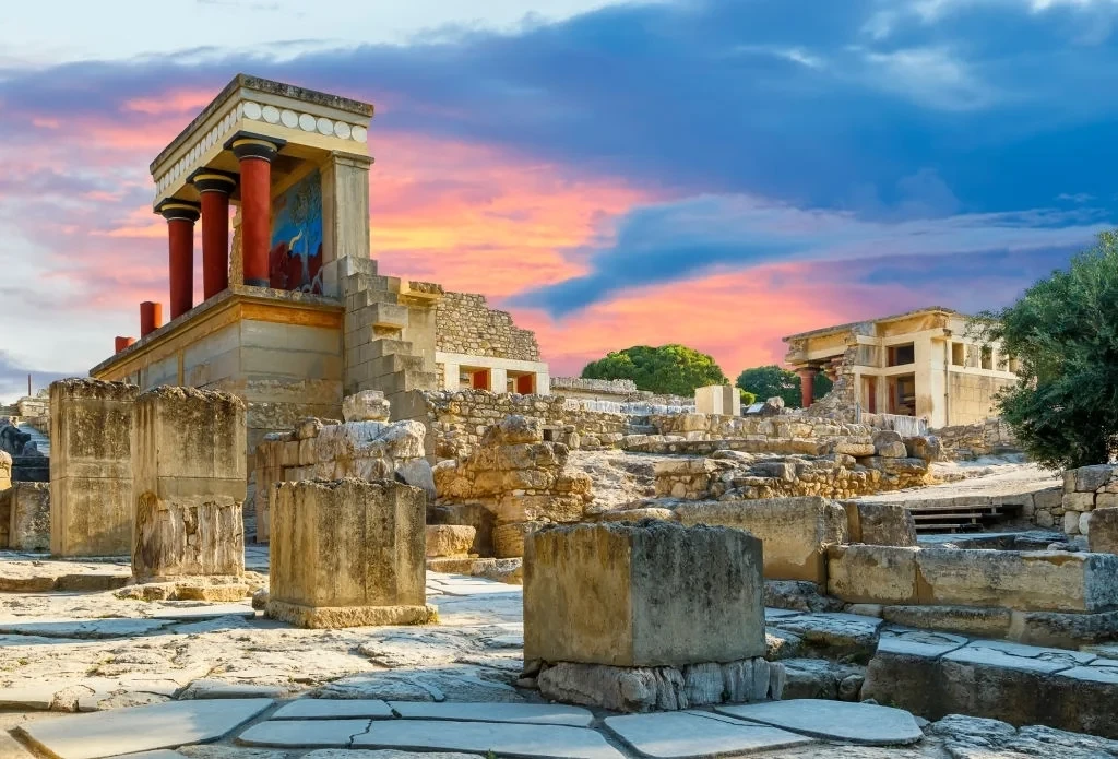 Palace of Knossos in Crete