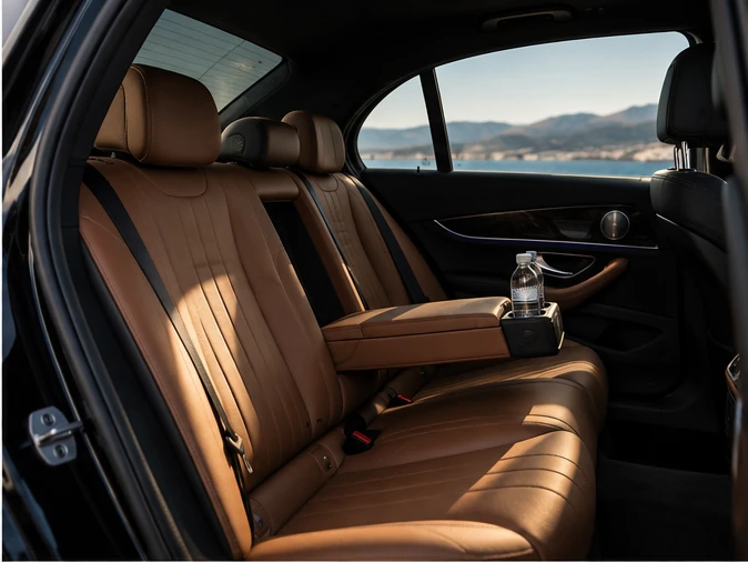 Mercedes premium rear passenger interior